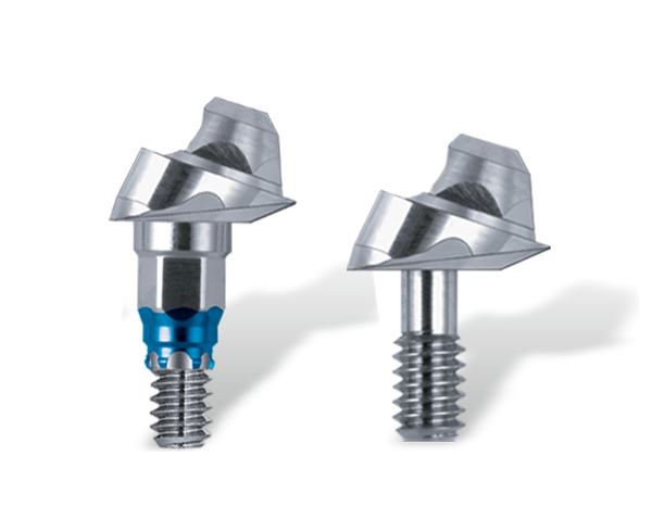 Certain & External Hex. Low Profile Abutments 17° (Hexed)